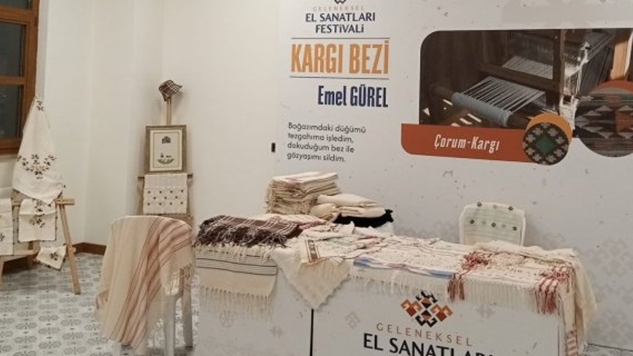 Geleneksel El Sanatları Festivali başladı: Kargı Bezi ilgi odağı