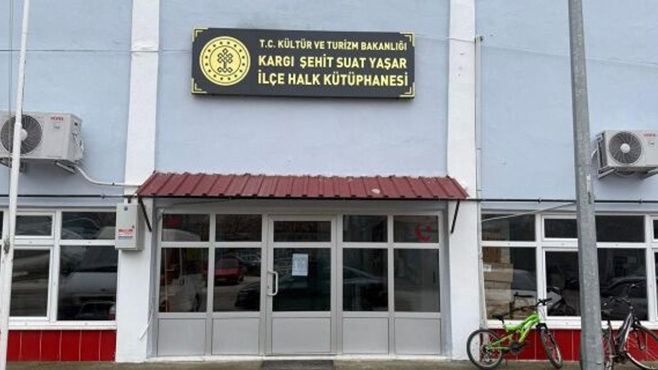Kargı Şehit Suat Yaşar İlçe Halk Kütüphanesi yenilendi ve hizmete açıldı