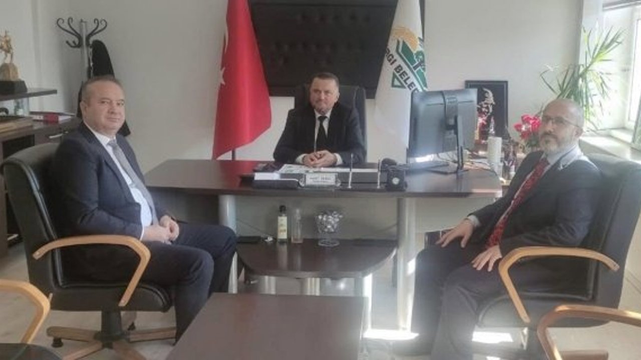 İller Bankası yöneticilerinden Başkan Dereli’ye ziyaret