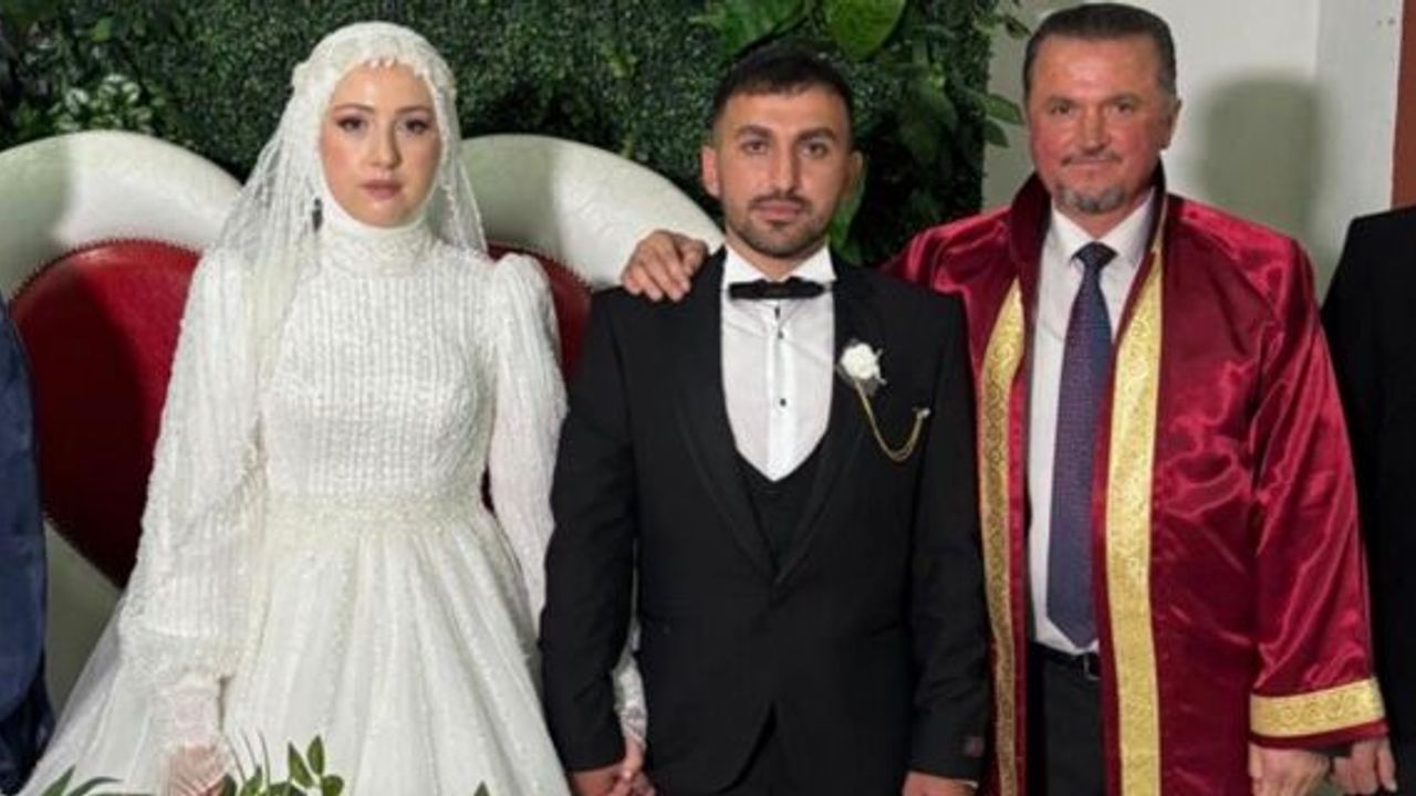 Öznur ve Hüseyin Eken çiftinin nikahını Başkan Dereli kıydı