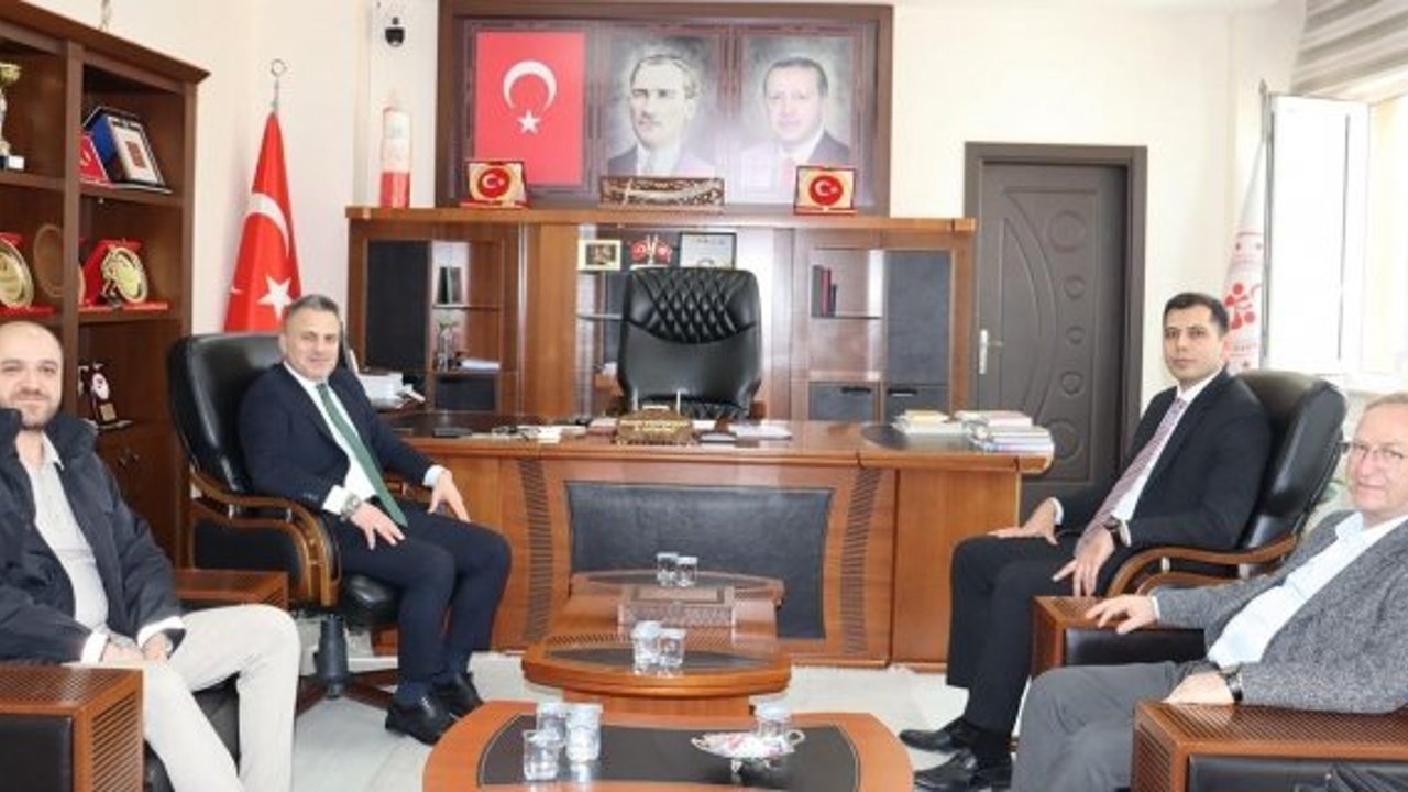 Kaymakam Akman’dan Gençlik ve Spor İl Müdürlüğü’ne ziyaret