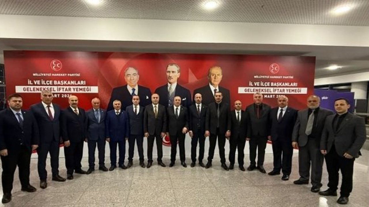 MHP İlçe Başkanı Çağlar, Genel Merkezin iftarına katıldı
