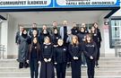 Kargı'da öğretmenler siyah kıyafetle şiddete karşı mesaj verdiler