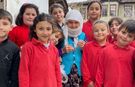 Minik öğrenciler yaşlılarla gönül köprüsü kurdu