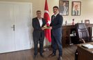 Kerem Tokmak, Kaymakam Furkan Türkay Kayış’ı ziyaret etti