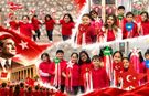 Cumhuriyet coşkusu gökyüzüne taşındı