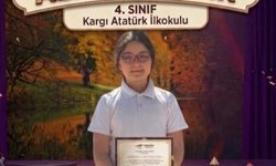 Kargılı öğrenci Almila Demir’den gururlandıran başarı