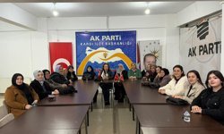AK Parti Kargı Kadın Kolları yeni binasında ilk toplantısını yaptı