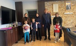 Murat Peker, özel öğrencileri makamında ağırladı