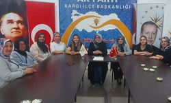AK Parti Kargı Kadın Kolları çalışmaları değerlendirdi