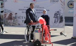 Kargı’daki süt üreticilerine 7 adet mobil sağım makinesi desteği