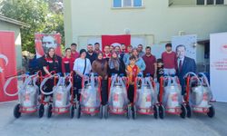 Kargı’da 7 yetiştiriciye süt sağım makinesi desteği
