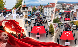 Kargı'da Cumhuriyet’in 103. yıl coşkusu bayrak yürüyüşüyle taçlandı