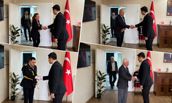 Kaymakam Kayış, Cumhuriyet Bayramı tebriklerini kabul etti