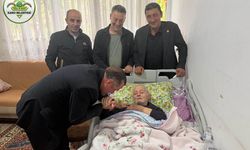 Başkan Dereli’den Kemal İpek’e geçmiş olsun ziyareti