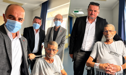 Başkan Dereli’den Ankara’da tedavi gören Kargılı esnafa ziyaret