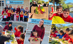 Minik eller sonbaharın renkleriyle buluştu