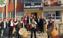 Kargı Panayırına dualı,  davul ve zurnalı açılış
