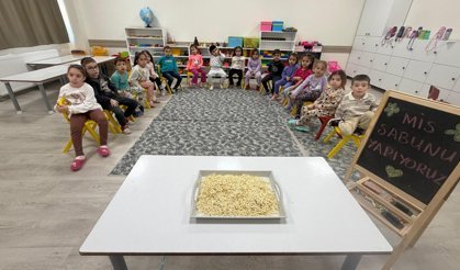 Kargı’da minikler sabun yaptı hem öğrendi hem eğlendi