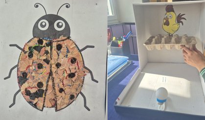 Kargı’da geri dönüşüm etkinliği: Atıklar sanata dönüştü