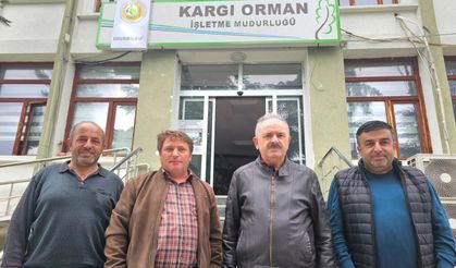 Kastamonu eski Orman Bölge Müdürü  Sönmezoğlu’ndan Ali Kabaoğlu’na ziyaret