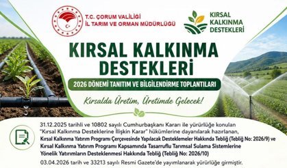 Kargı'da Kırsal Kalkınma Destekleri anlatılacak