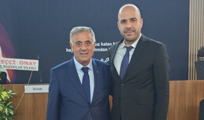Fevzi Bilgin ve Orhan Camcı ÇESOB yönetiminde