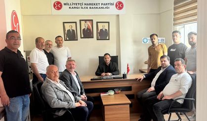 MHP'li başkanlardan Kargı'ya ziyaret