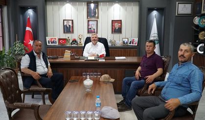 Kargılı muhtar ve vatandaşlardan Başkan Gelgör'e ziyaret