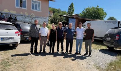 Kargı İlçe Başkanı Demiral, Abdullah Köyü'nde yağmur duasına katıldı