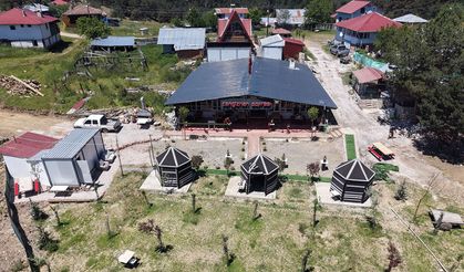 Doğayla iç içe: Bu restoran Çorum'da hizmete açıldı