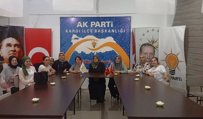 Kargı’da AK Parti Kadın Kolları sahaya hazırlanıyor