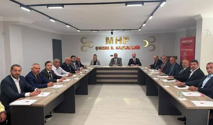 MHP Kargı İlçe Başkanı Çağlar, ilçe başkanları toplantısına katıldı