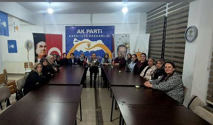 AK Parti Kargı Kadın Kolları toplandı: Yeni hedefler masaya yatırıldı