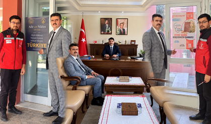 Kaymakam Kayış’a hayırlı olsun ziyareti
