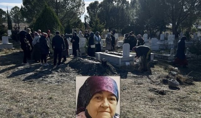 Altınları için canice öldürülen yaşlı kadın, toprağa verildi