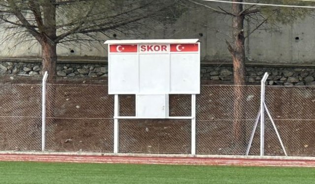 Kargı’ya yakışmayan skorbord!!