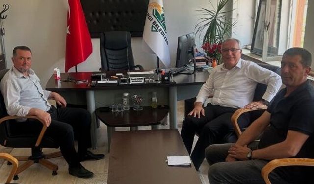Mehmet Şen’den Başkan Dereli’ye nezaket ziyareti