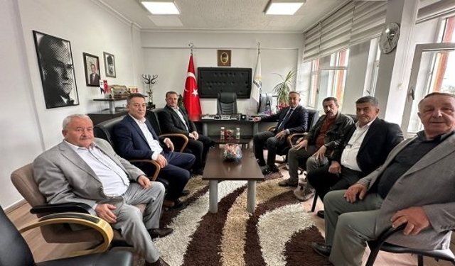 CHP Çorum Milletvekili Tahtasız’dan Kargı Belediye Başkanı Dereli'ye ziyaret