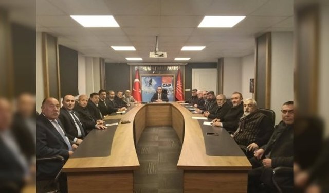CHP Çorum’da İlçe Başkanları Toplantısı düzenledi