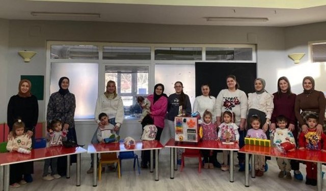 Kargı’da minik eller geri dönüşümle oyuncak tasarladı