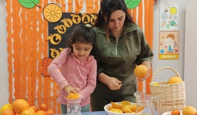 Kargı’da minikler C Vitaminini keşfetti