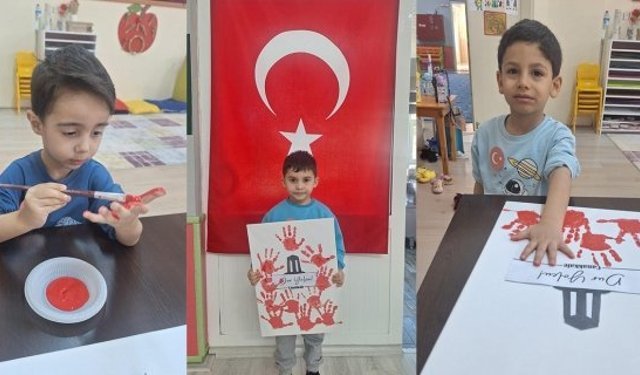 Kargı’da Çanakkale ruhu miniklerin ellerinde hayat buldu