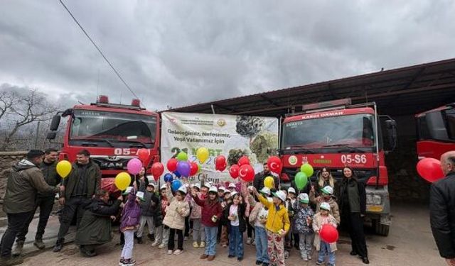 Kargı’da miniklere ormancılık eğitimi: Arazözle tanıştılar
