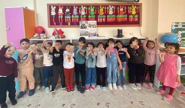 Miniklere hijyen bilinci: “mikrop deneyi” ile eğlenerek öğrendiler