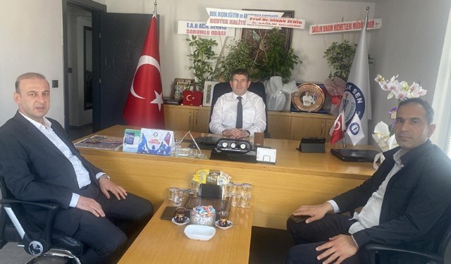 Hüsnü Kılpelit ile Hakan Çabuk'tan Ahmet Saatci’ye ziyaret