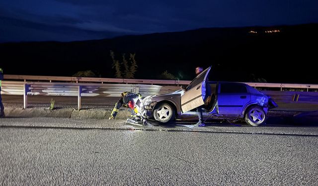Kargı sınırında kaza: 2 genç hastanelik oldu