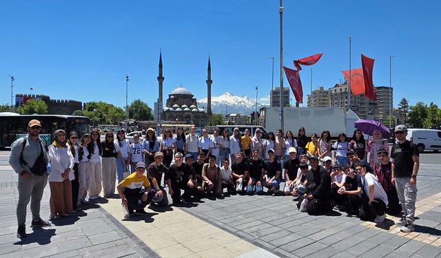 Kargılı öğrenciler Kapadokya ve Kayseri’ye hayran kaldı