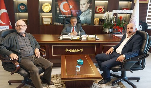 Kargı Şoförler ve Nakliyeciler Odası'ndan ÇESOB Başkanı Gür'e ziyaret