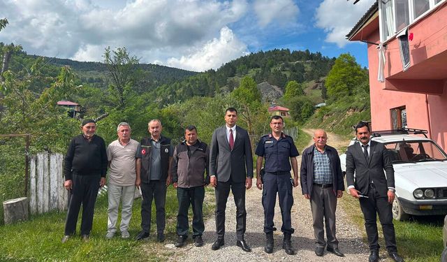Kargı Kaymakamı Oğuzhan Akman'dan köylere ziyaret